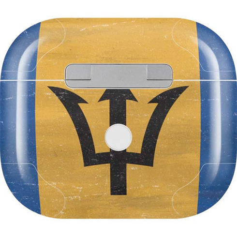 Barbados Flag Distressed Apple AirPods (3rd Gen 2021) Skin